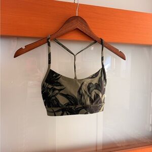 lululemon athletica Black and Green Sports Bra